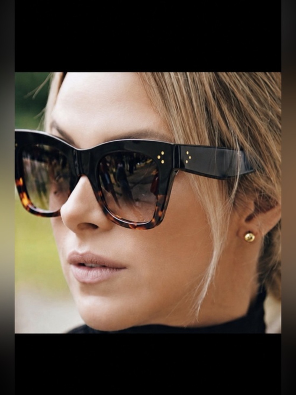 JUST IN!! Celine-Style Tortoise Sunnies Sunglasses cheetah glasses brown gold